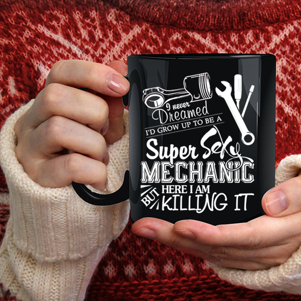 I'd Grow Up To Be A Mechanic Coffee Mug, Being A Mechanic Coffee Cup