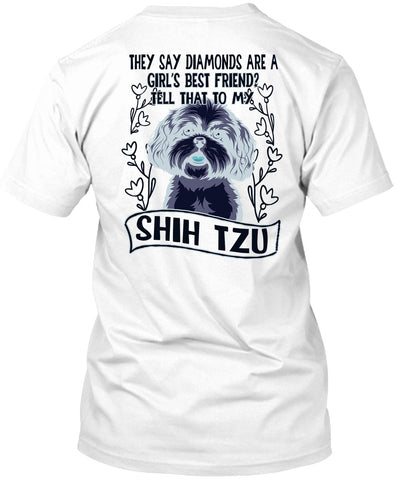 A black t-shirt with the shopify logo