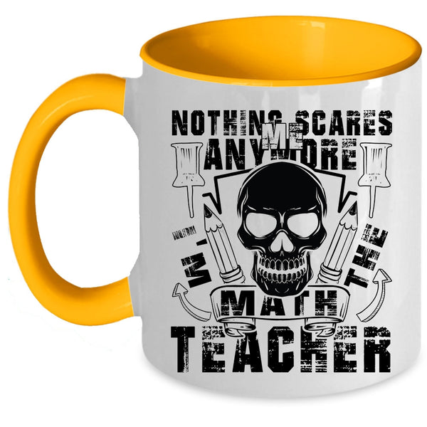 Cool Mathematics Coffee Mug, I'm The Math Teacher Accent Mug