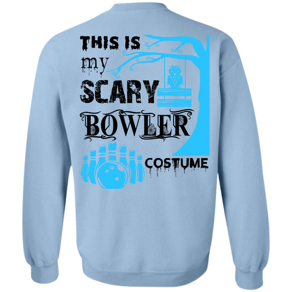 Wait For Halloween T Shirt, This Is My Scary Bowler Costume Sweatshirt