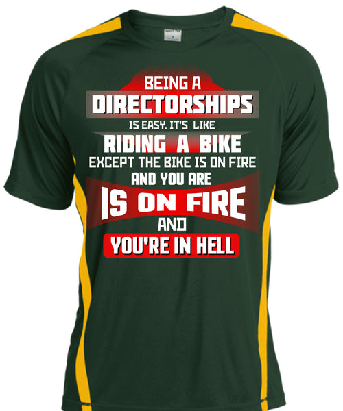 Being A Directorships Is Easy T Shirt, It's Like Riding A Bike T Shirt, Cool Shirt