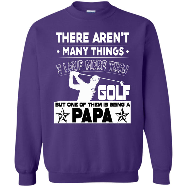 Being A Papa T Shirt, Coolest Golf Papa Sweatshirt