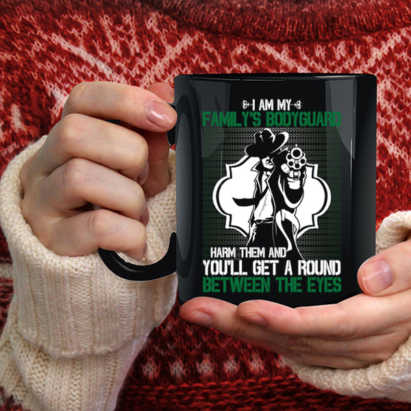I Am My Family's Bodyguard Coffee Mug, Best Gift For My Dad Coffee Cup