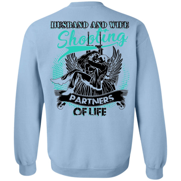 I Love Husband T Shirt, Husband And Wife Shooting Partners Of Life Sweatshirt