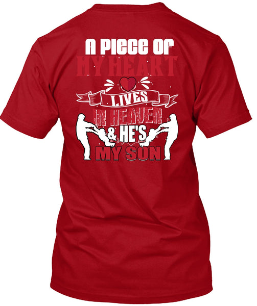 My Heart Lives In Heaven T Shirt, He's My son T Shirt