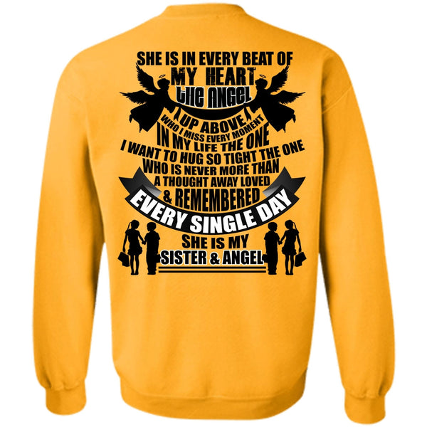 I Love Sister T Shirt, She Is My Sister And Angel Sweatshirt