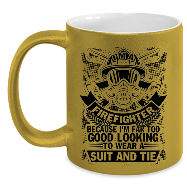 Best Gift For Firefighter Coffee Mug, Firefighter Accent Mug