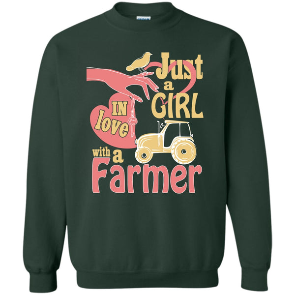 In Love With A Farmer T Shirt, Coolest Farmer Sweatshirt