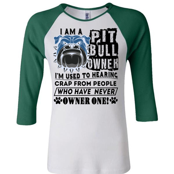I Am A Pit Bull Owner T Shirt, I Love Dogs T Shirt, Awesome T-Shirts