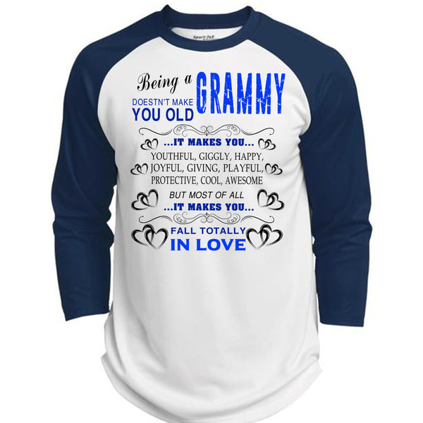 Being A Grammy T Shirt, Being A Grandmother T Shirt, Awesome T-Shirts  (Polyester Game Baseball Jersey)