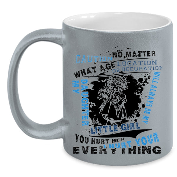 My Little Girl Coffee Mug, My Daughter Will Always Be My Little Girl Accent Mug