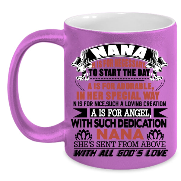 Cool Gift For Mom Coffee Mug, Nana Accent Mug