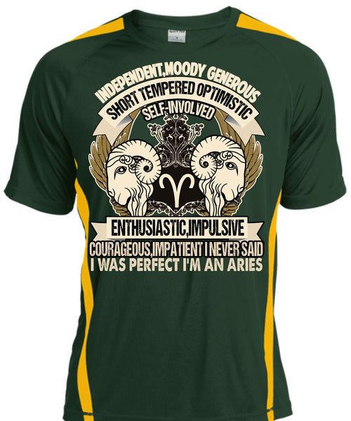 I'm An Aries T Shirt, Short Tempered Optimistic T Shirt, Cool Shirt