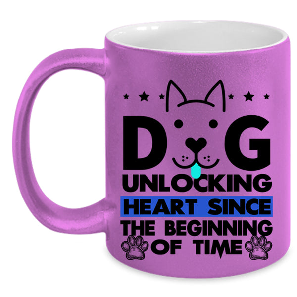 Cute Gift For Dog Lover Coffee Mug, Dog Unlocking Accent Mug