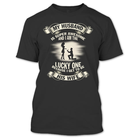 A black t-shirt with the shopify logo
