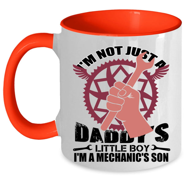 Dad And Son Coffee Mug, I'm A Mechanic's Son Accent Mug