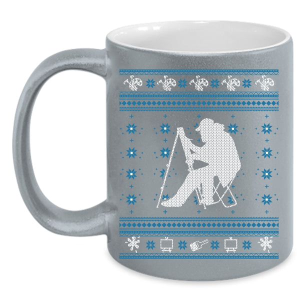 Painter Coffee Mug, Cool Ugly Christmas Coffee Cup