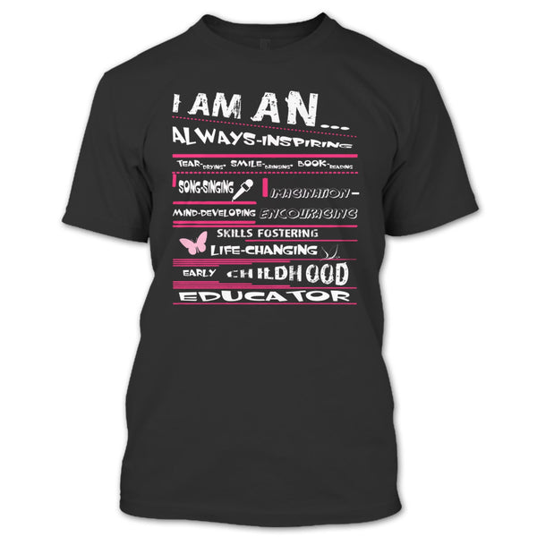 A black t-shirt with the shopify logo