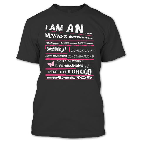 A black t-shirt with the shopify logo