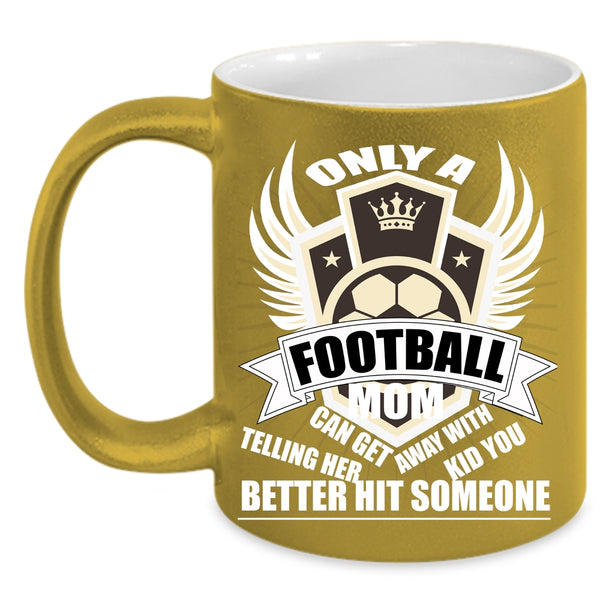 Football Mom Coffee Mug, Cute Football Mom Coffee Cup