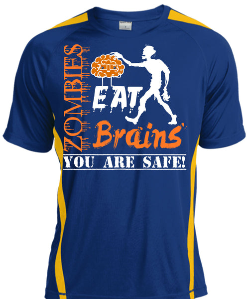Zombies Eat Brains You Are Safe T Shirt, Wait For Halloween T Shirt, Cool Shirt