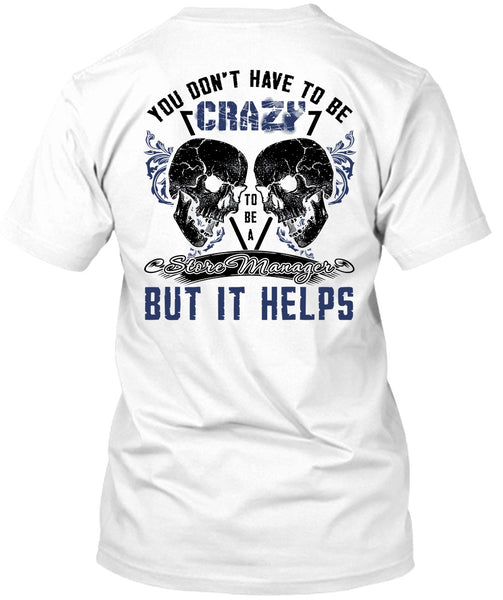 A black t-shirt with the shopify logo