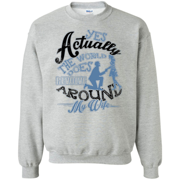Coolest Husband Ever T Shirt, Revolve Around My Wife Sweatshirt