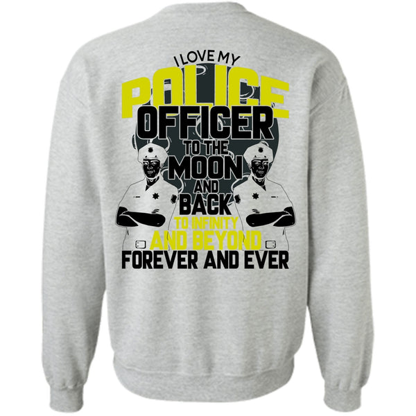 I Love Police T Shirt, I Love My Police Officer Sweatshirt