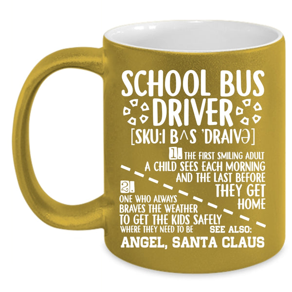 School Bus Driver Coffee Mug, Cute Gift For School Bus Driver Coffee Cup