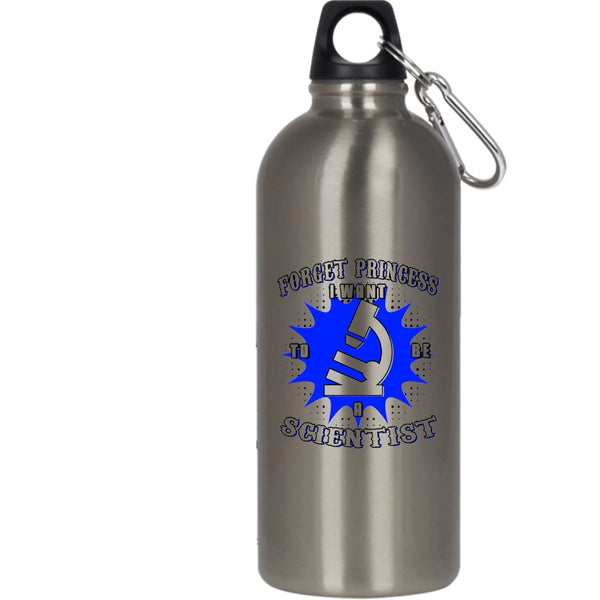 I Want To Be A Scientist 20 oz Stainless Steel Bottle,Cool Gift For Scientist Outdoor Sports Water Bottle