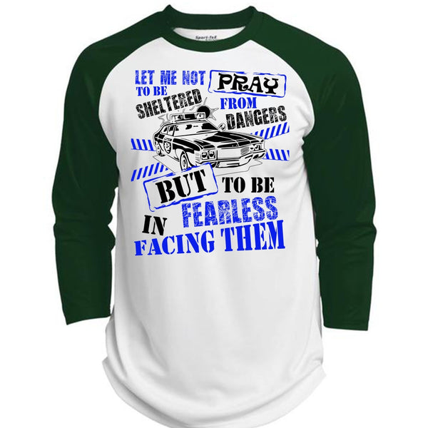 To Be Fearless In Facing Them T Shirt, I Love Police T Shirt, Awesome T-Shirts  (Polyester Game Baseball Jersey)