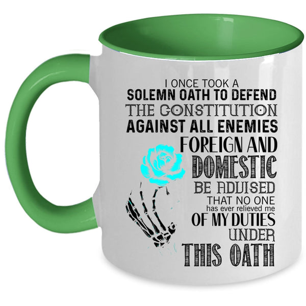 Best Gift For Grandpas Coffee Mug, Awesome Veteran Accent Mug