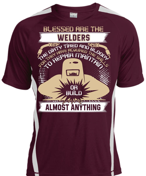 Blessed Are The Welders T Shirt, The Dirty Tired T Shirt, Cool Shirt