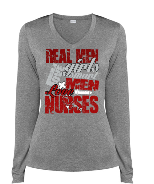 Real Men Love Girls T Shirt, I Love Nursing T Shirt