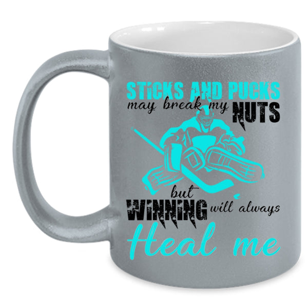 Awesome Hockey Player Coffee Mug, Cool Hockey Accent Mug