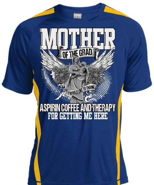 Mother Of The Grad T Shirt, Coffee And Therapy T Shirt, Cool Shirt