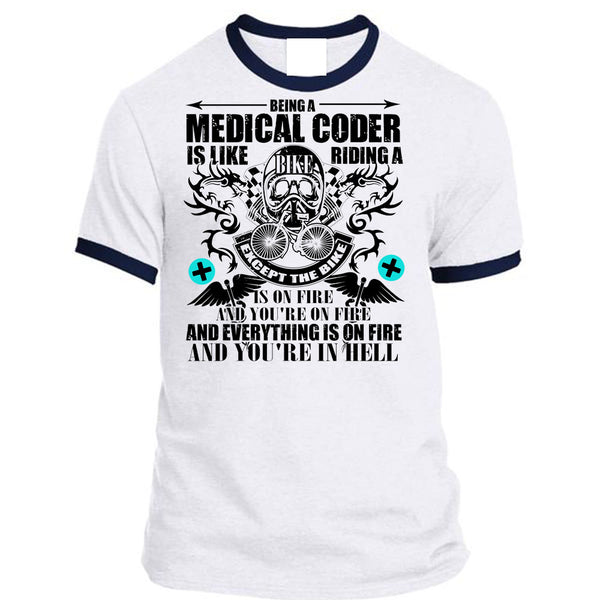 A black t-shirt with the shopify logo