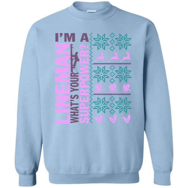 Lineman Merry Christmas T Shirt, I'm A Lineman Sweatshirt