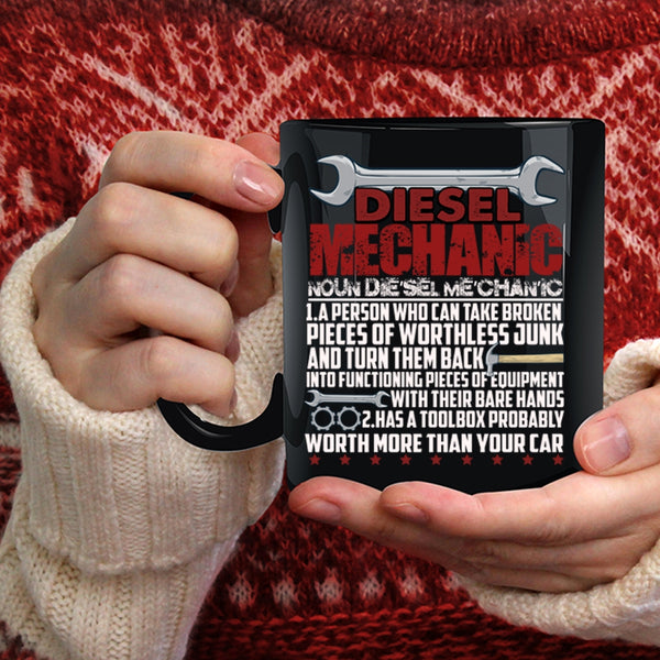 Diesel Mechanic Coffee Mug, Funny Diesel Mechanic Coffee Cup