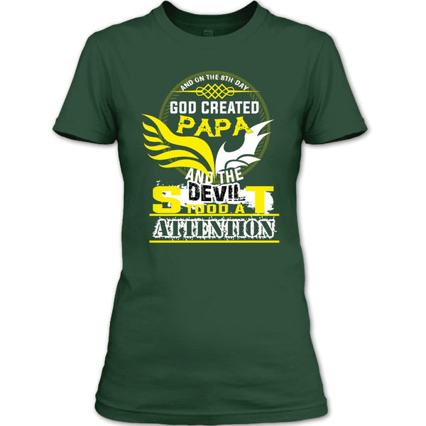 A black t-shirt with the shopify logo