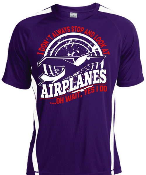 Look At Airplanes T Shirt, Being A Pilot T Shirt, Cool Shirt