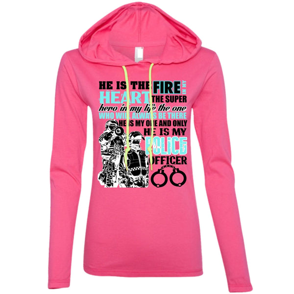 He Is My Police Officer T Shirt, I Love Police T Shirt, Awesome T-Shirts