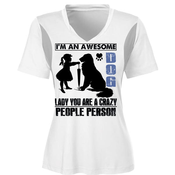 I'm An Awesome Dog Lady T Shirt, I Love My Dog T Shirt, Awesome T-Shirts