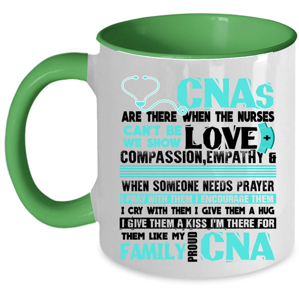 My Family proud CNA Coffee Mug, Awesome CNAs Accent Mug