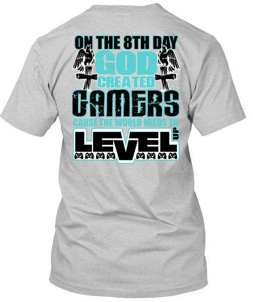 God Created Gamers T Shirt, I Love Gaming T Shirt