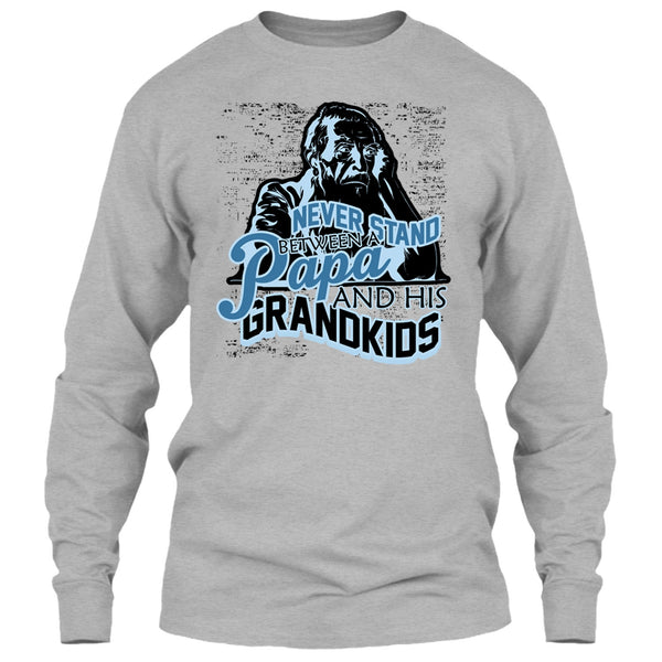 Never Stand Between T Shirt, Gift For Papa T Shirt