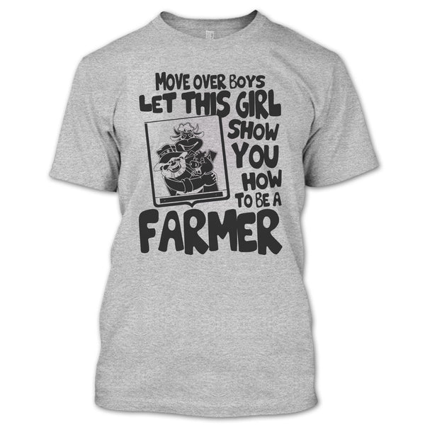 Let This Girl T Shirt, Coolst Farmer Girls T Shirt