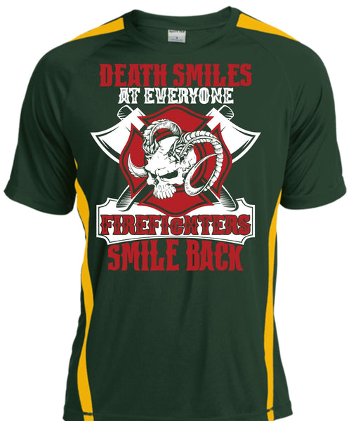 Firefighters Smile Back T Shirt, Being A Firefighter T Shirt, Cool Shirt