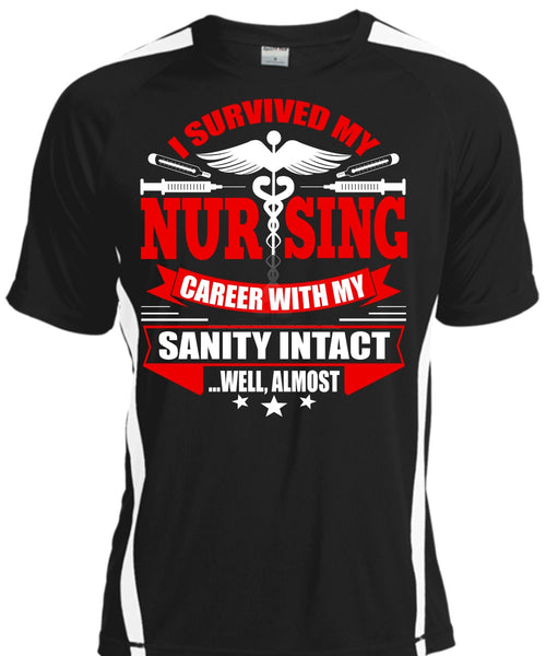 A black t-shirt with the shopify logo