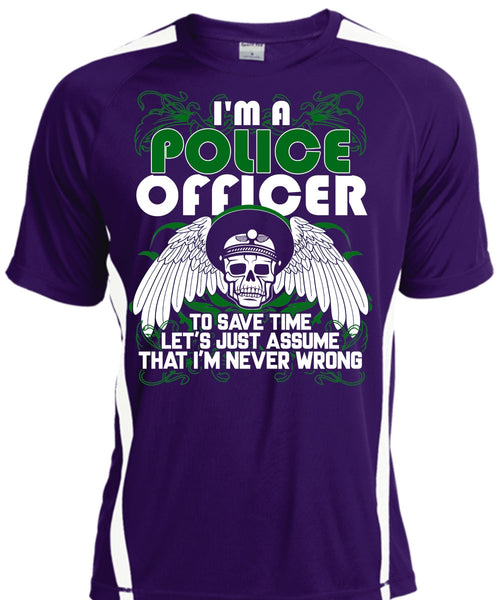 I'm A Police Officer T Shirt, I Love Police T Shirt, Cool Shirt
